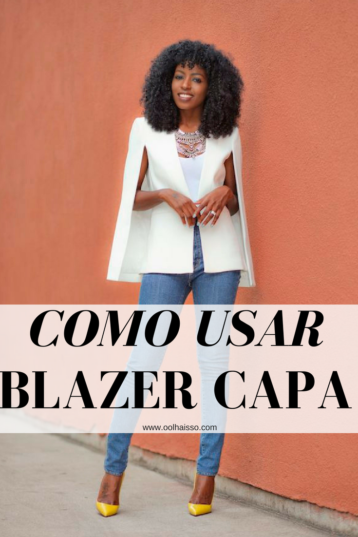 como usar blazer capa