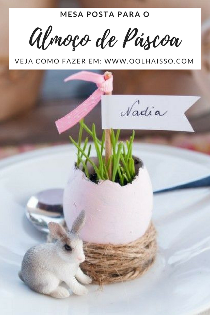 como fazer decoração de pascoa