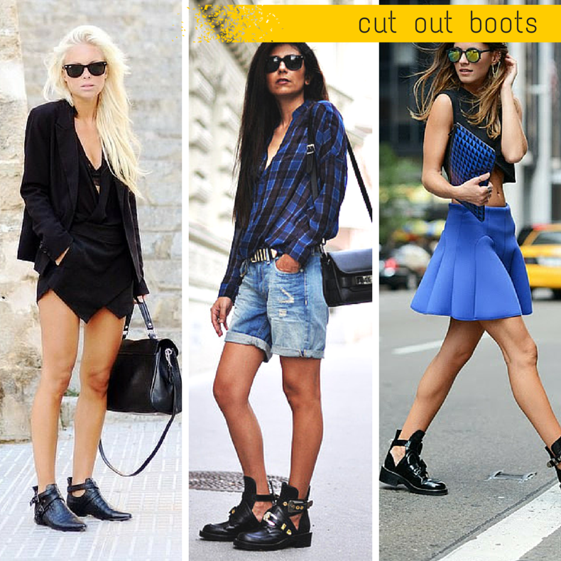 sapatos para o inverno: cut out boots botas com recortes - blogoolhaisso