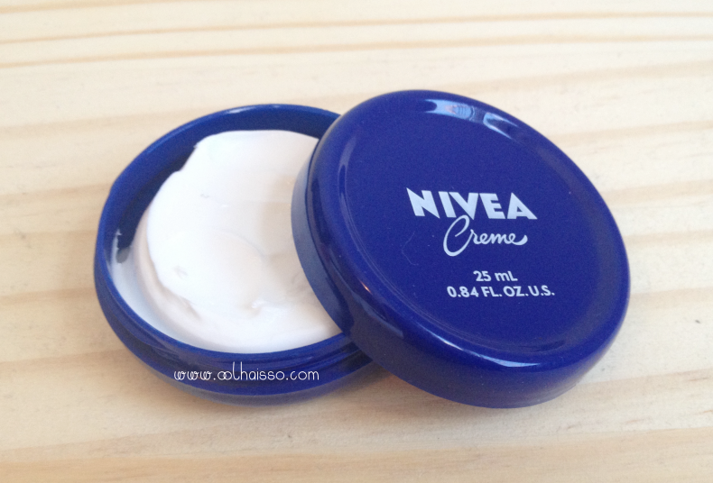 nivea creme latinha azul-embalagem