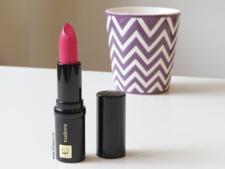 Batom Rose Glamour Eudora cor na bala - blogoolhaisso