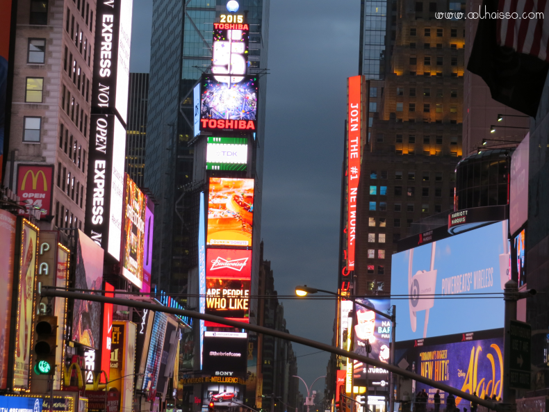 Times Square em Nova Iorque ano novo 