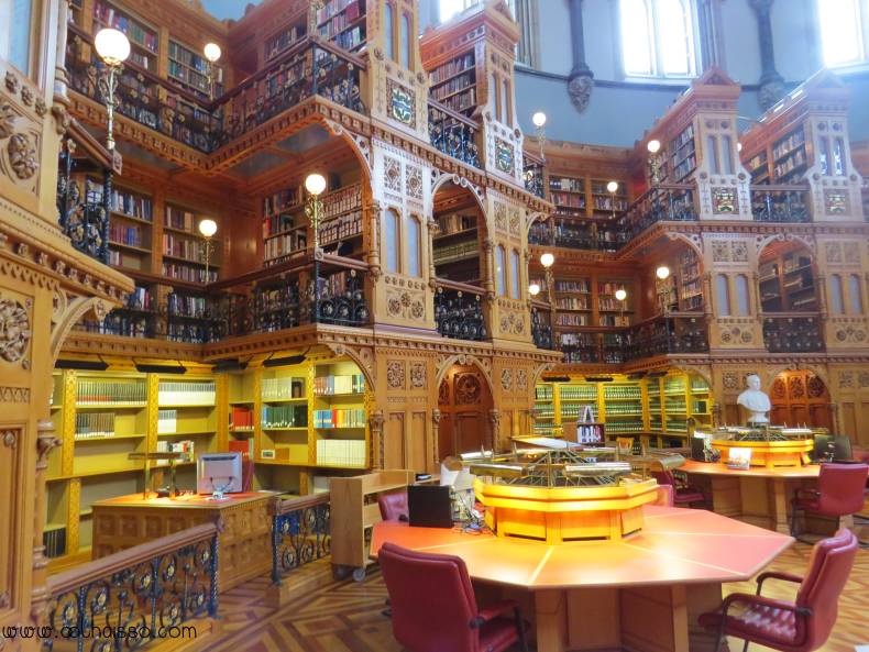 biblioteca parlamento ottawa canadá