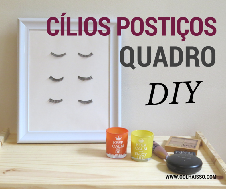 quadro usando cílios postiços - blogoolhaisso