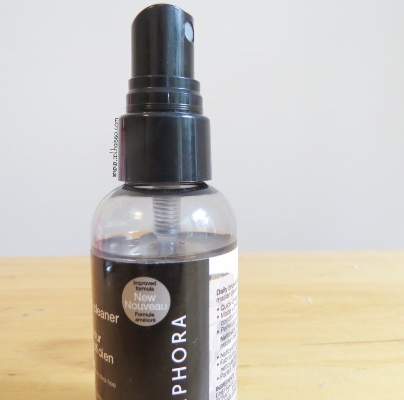 limpador de pincéis sephora spray- daily cleaner brush