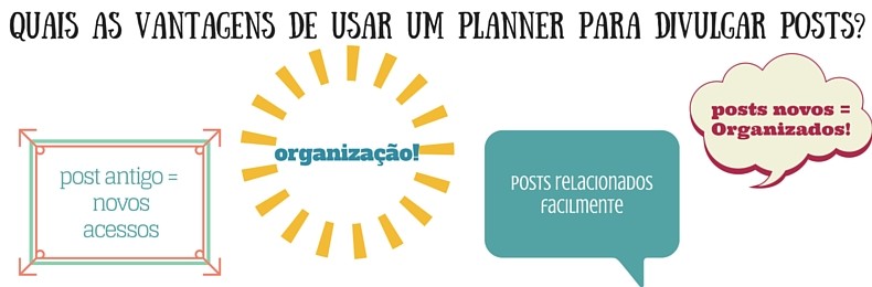 Planner para blog para divulgar posts