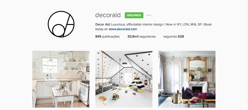 5 instagrans de decoracao decoraid