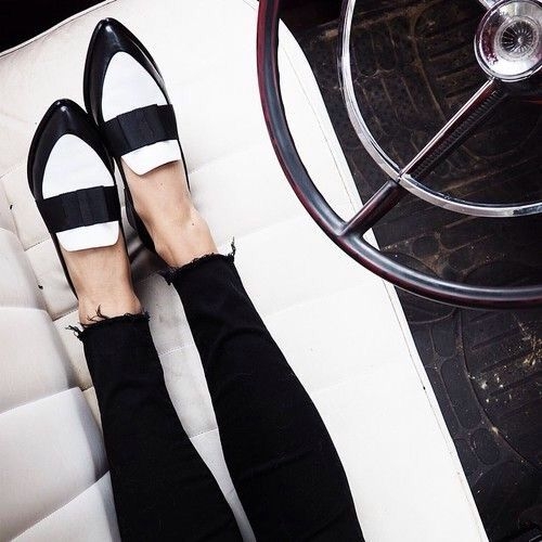 loafer preto feminino