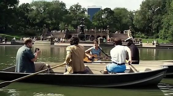 begin again gravacao no central park em nyc