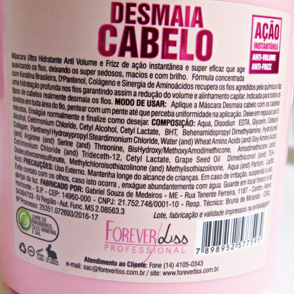 mascara-de-hidratacao-desmaia-cabelo-ingredientes