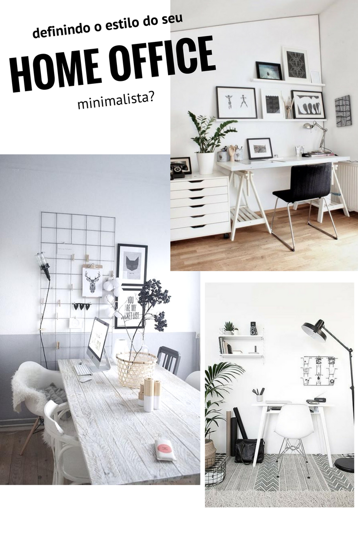 definindo o estilo de decoração do home office minimalismo