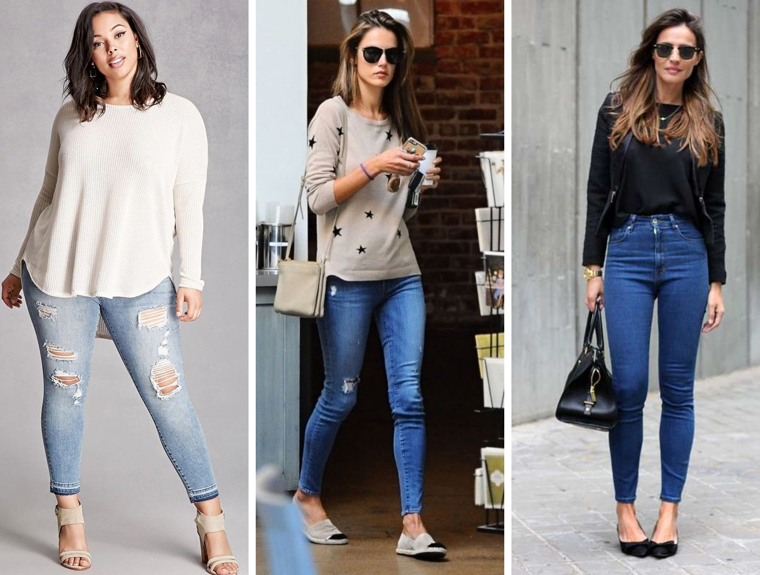 como escolher o jeans ideal para cada tipo de corpo - jeans skinny