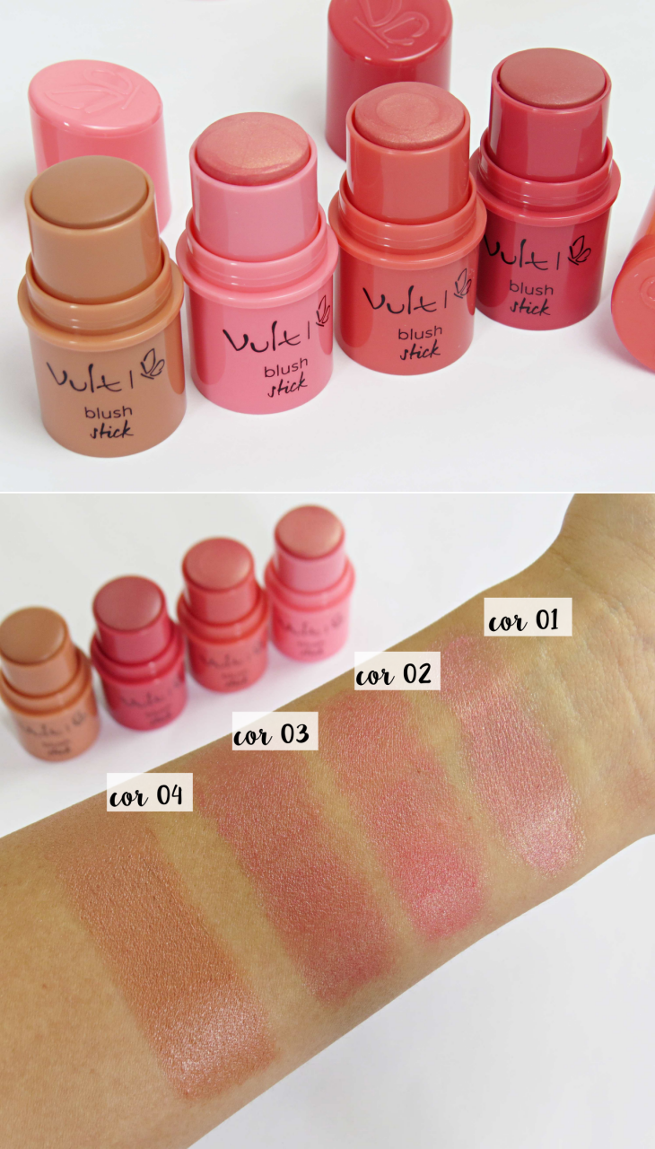 como fazer contorno facial - blush stick vult