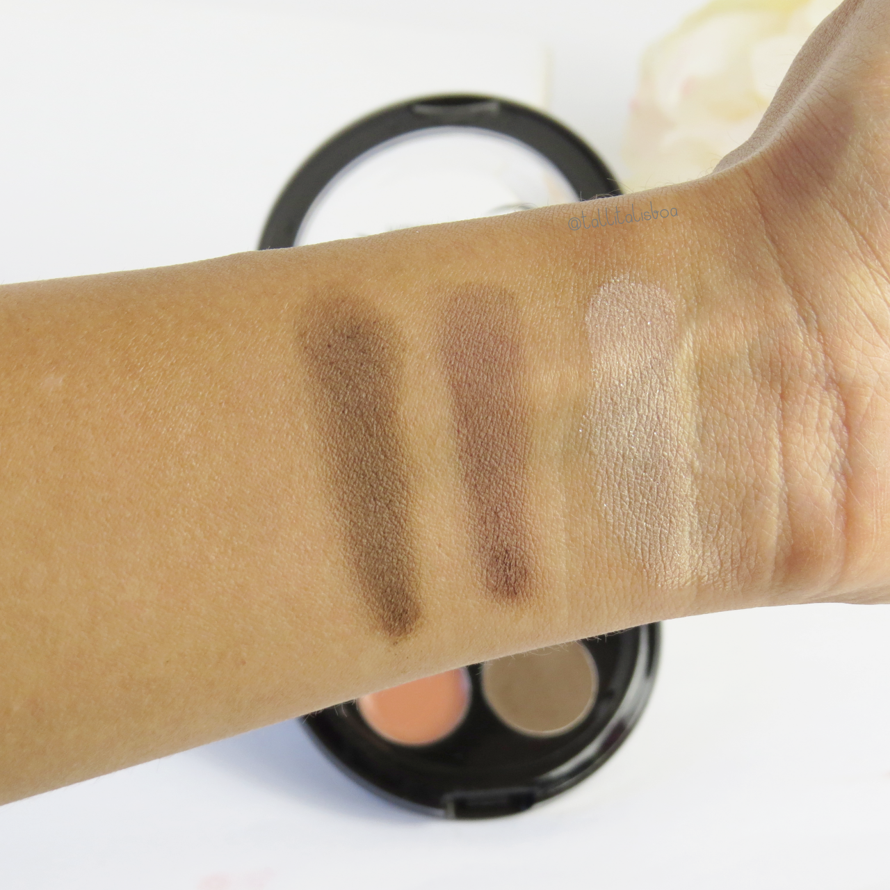 quarteto de sobrancelha griffty swatches