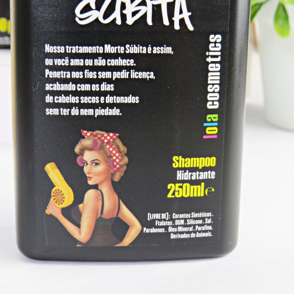 linha morte subita lola cosmetics shampoo