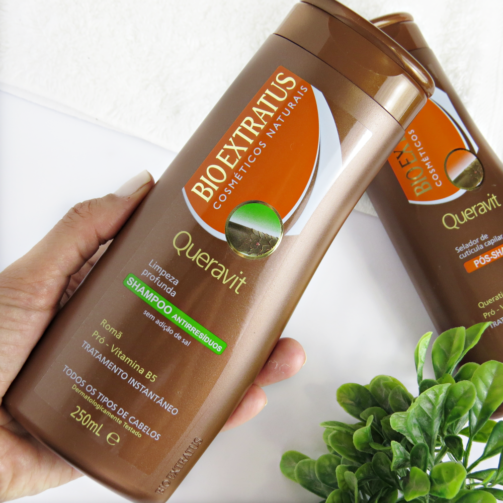 linha queravit bio extratus resenha shampoo antirresiduos