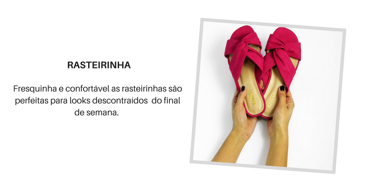 5 sapatos essenciais - rasteirinha