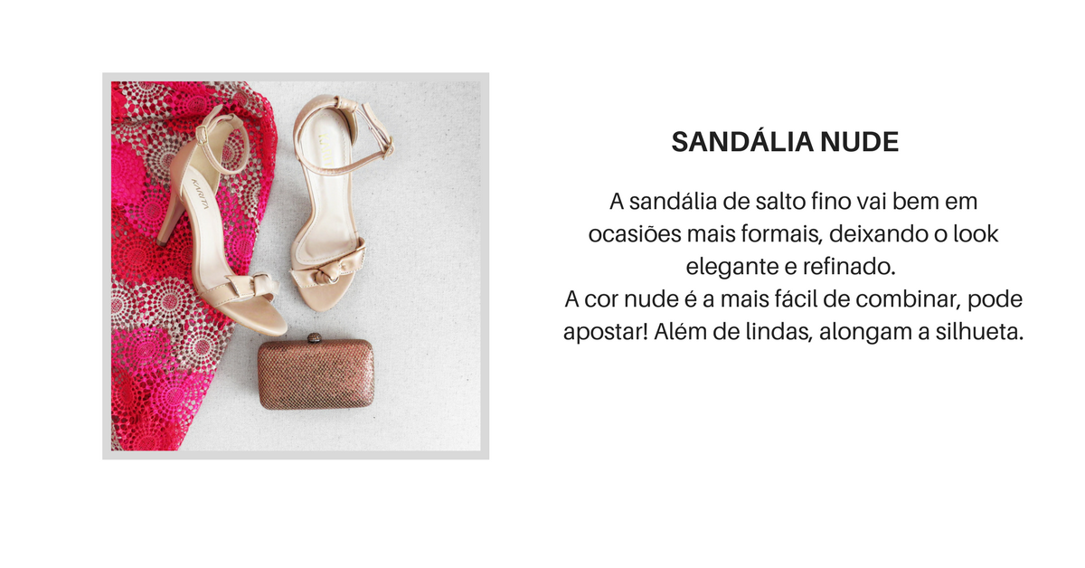 5 sapatos essenciais - sandalia nude salto fino