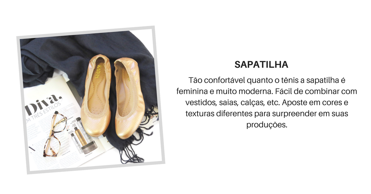 5 sapatos essenciais - sapatilha