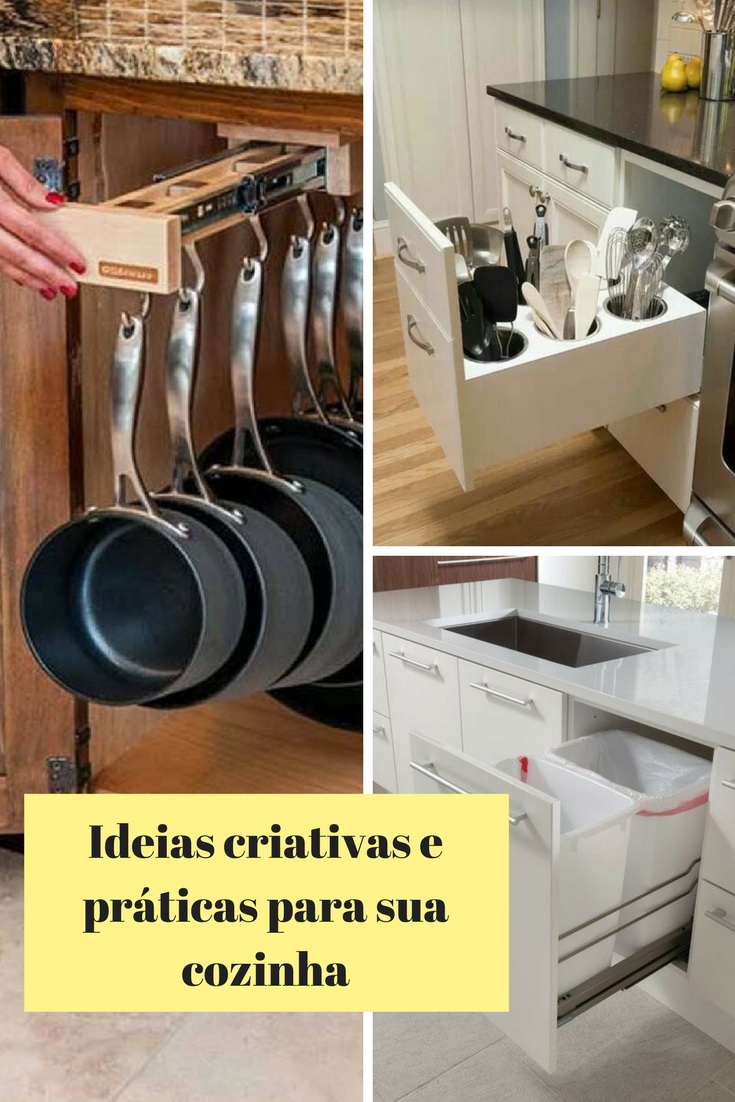 6 ideias criativas e práticas para sua cozinha