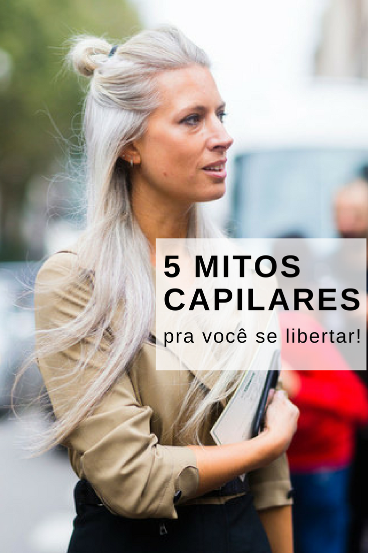 5 Mitos capilares pra vc se libertar