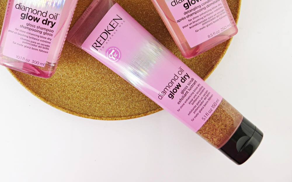 redken gloss scrub diamond oil glow dry - resenha tallitalisboa