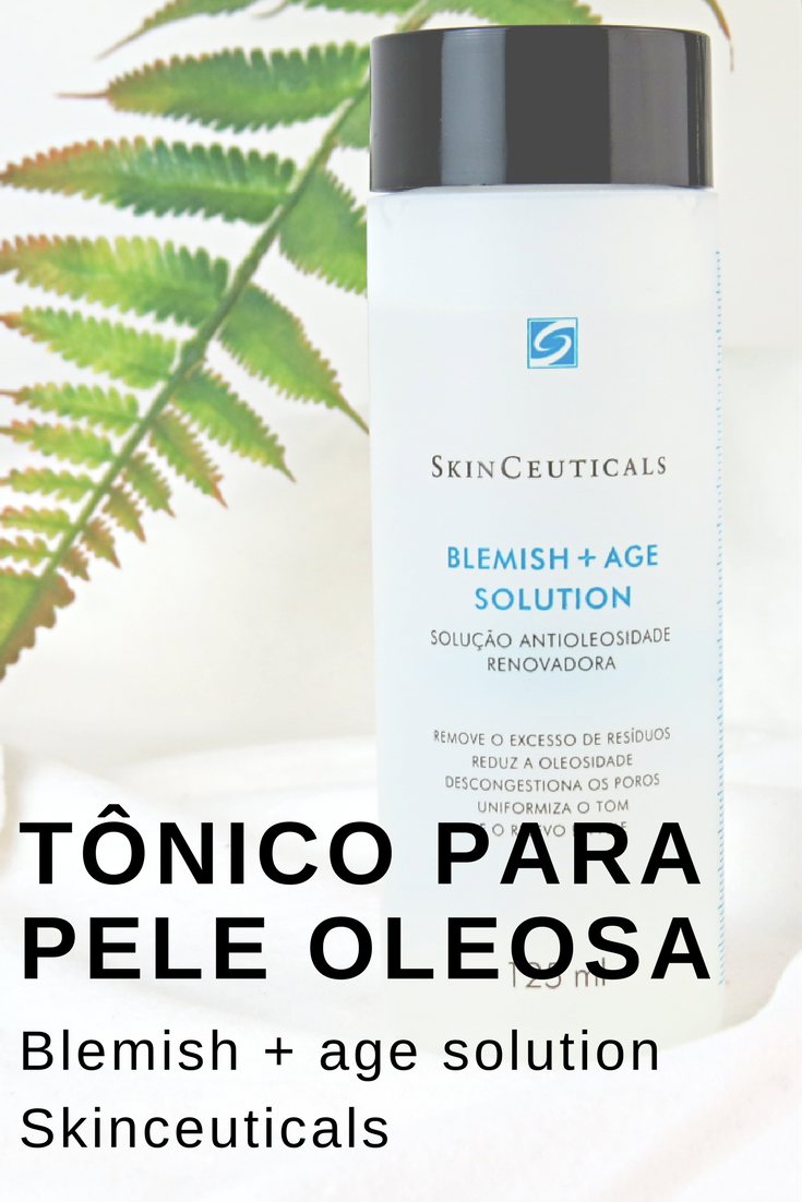 Tônico para pele oleosa skinceuticals