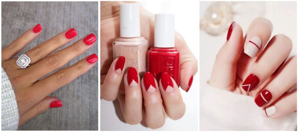 5 cores de esmaltes curinga - vermelho