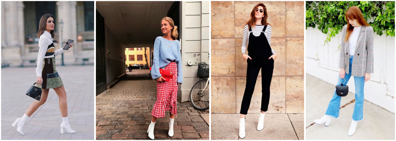 5 sapatos inverno 2018 - tendencias sapatos 2018 bota branca