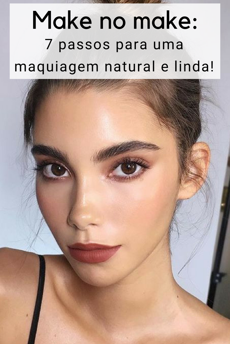 maquiagem natural make no make