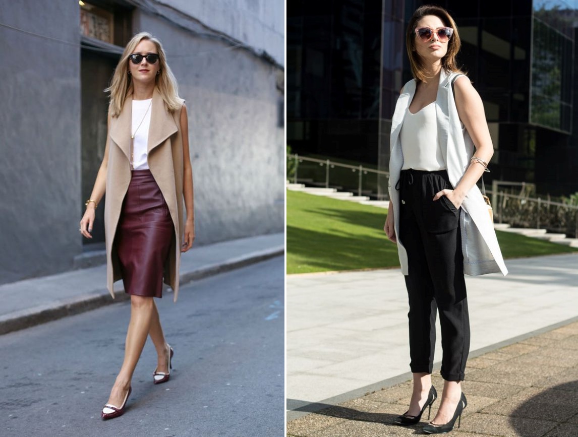 looks modernos para trabalhar - como o colete pode mudar o look trabalho