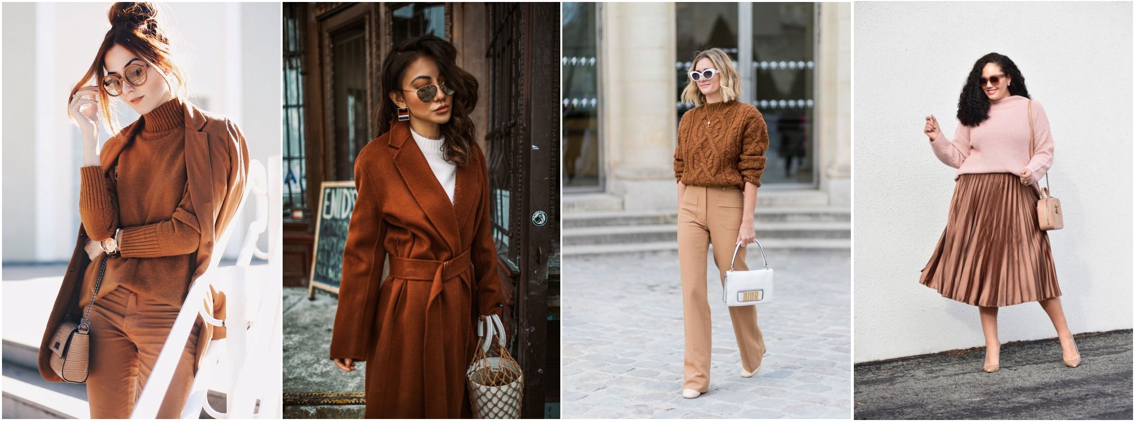 Cores para outono e inverno tendencias inverno 2019 - looks usando marrom