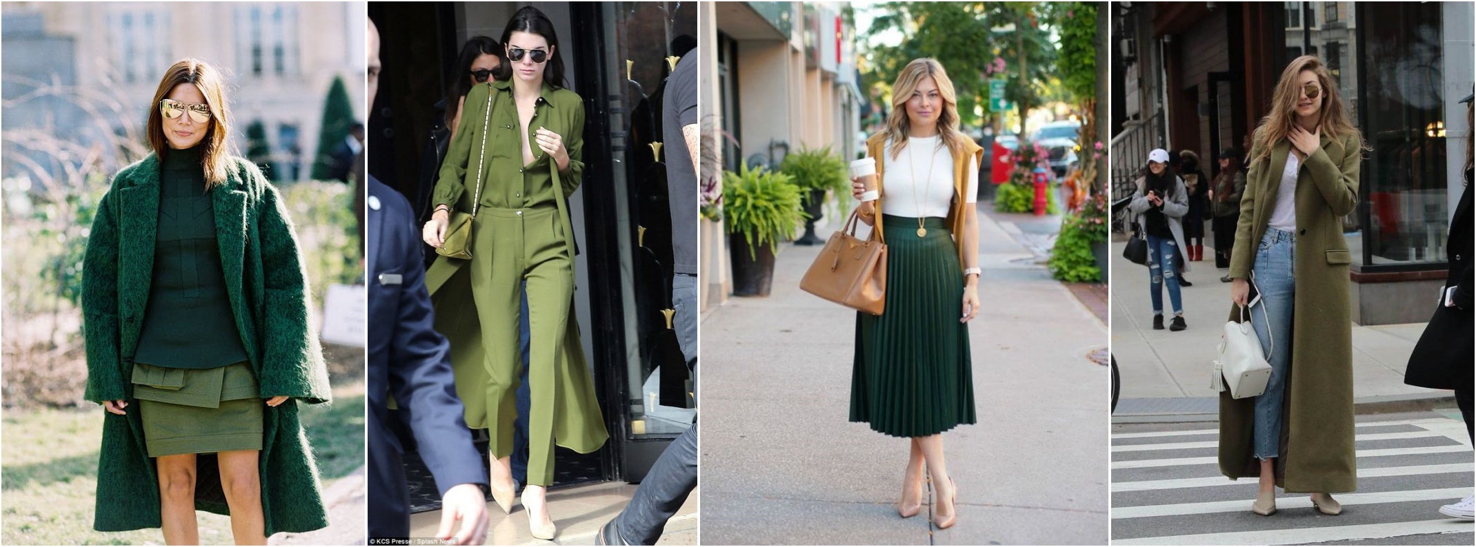 Cores para outono e inverno tendencias inverno 2019 - looks usando verde