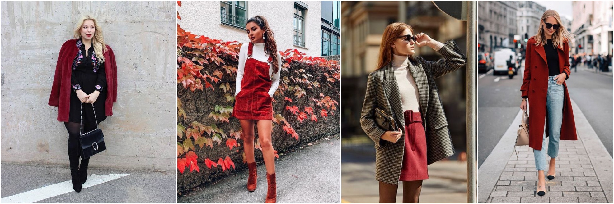 Cores para outono e inverno tendencias inverno 2019 - looks usando vinho