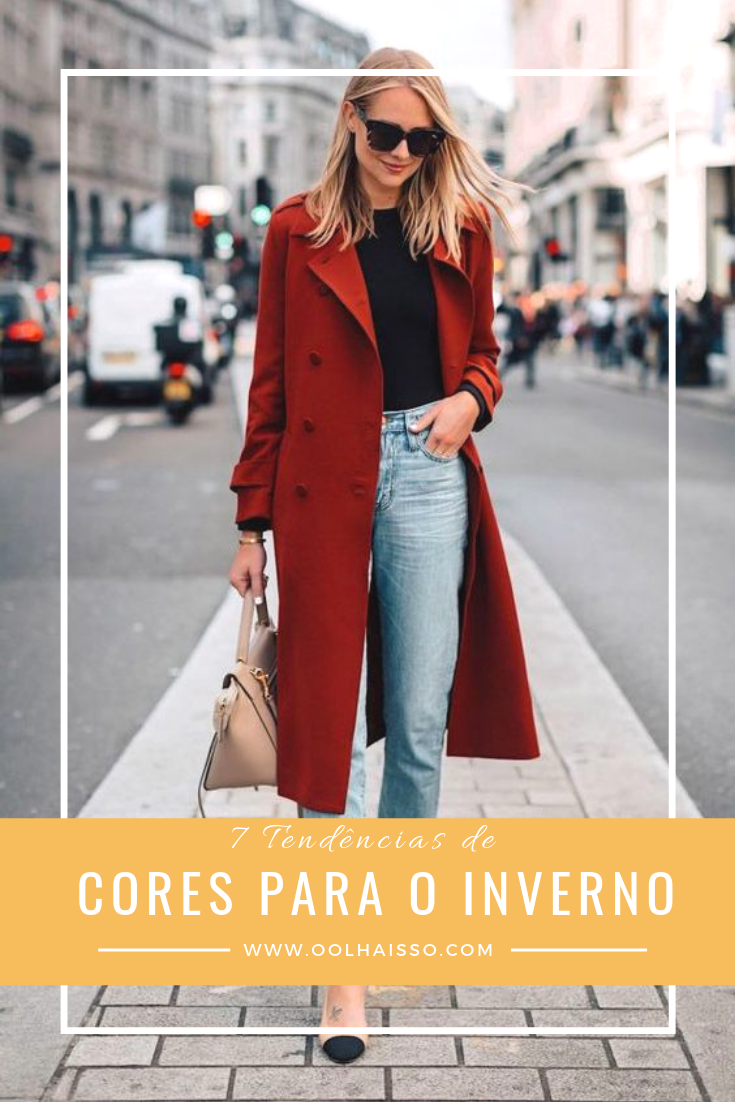 cores para outono e inverno 2019, tendências em casacos