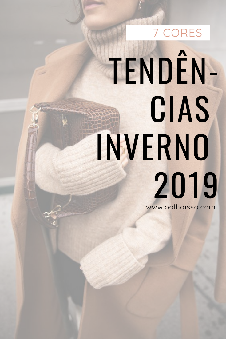 cores para outono inverno 2019