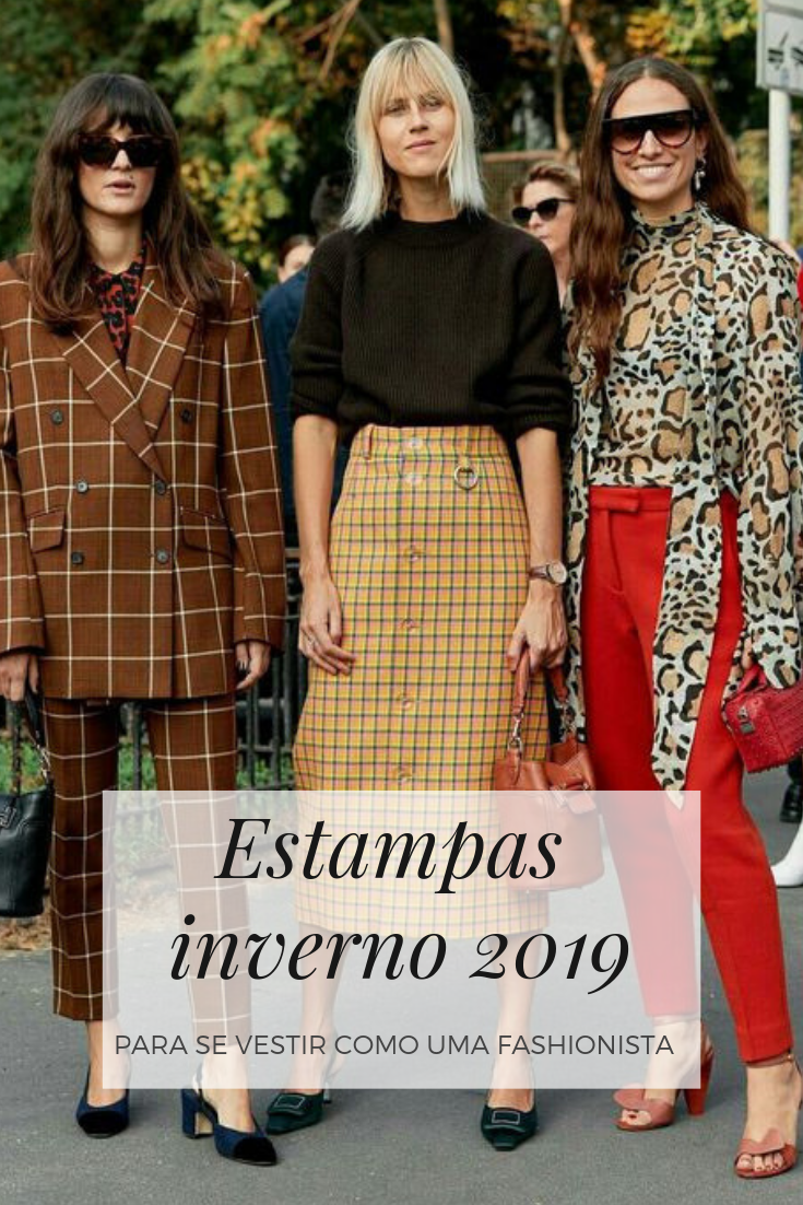 estampas para inverno 2019 e outono