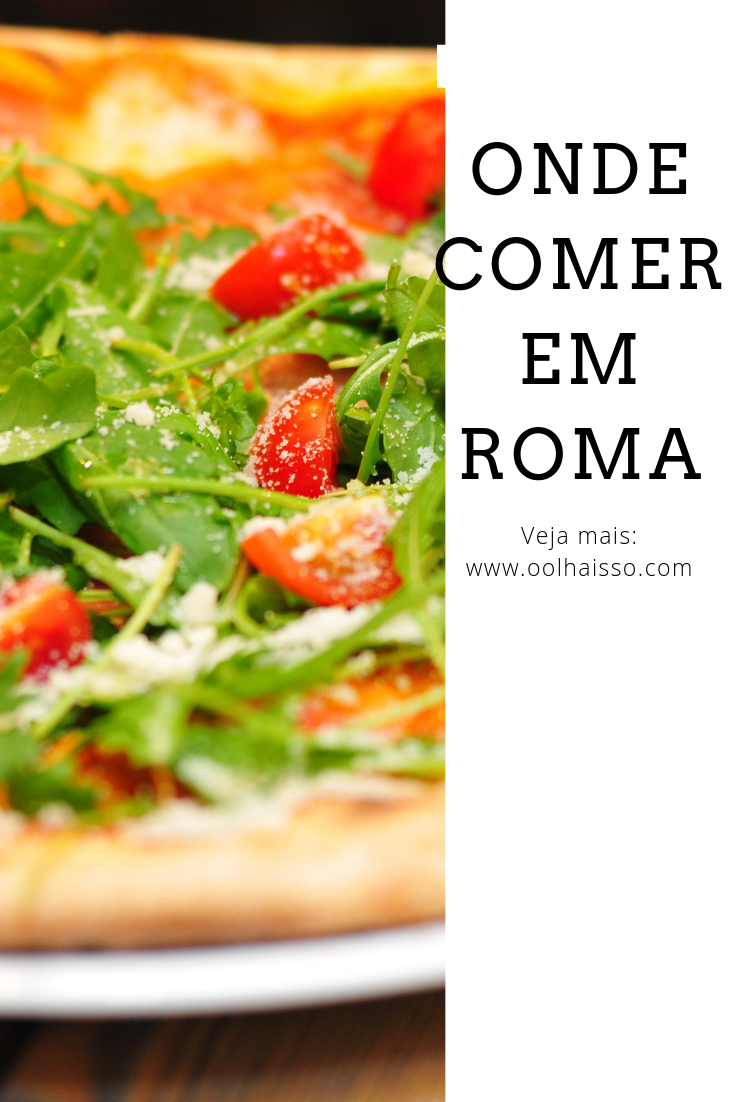 o que comer em roma