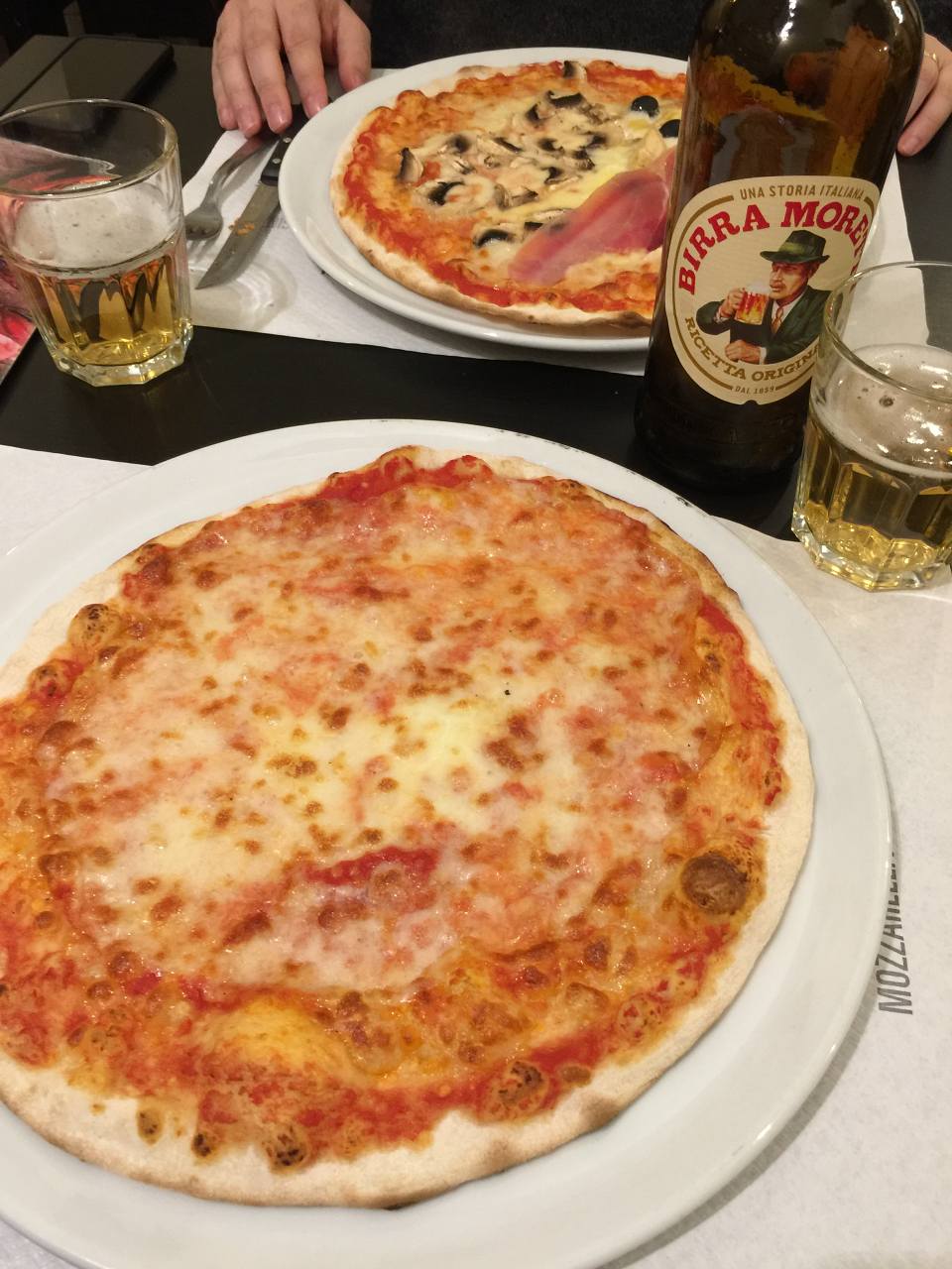 onde comer em roma pizza