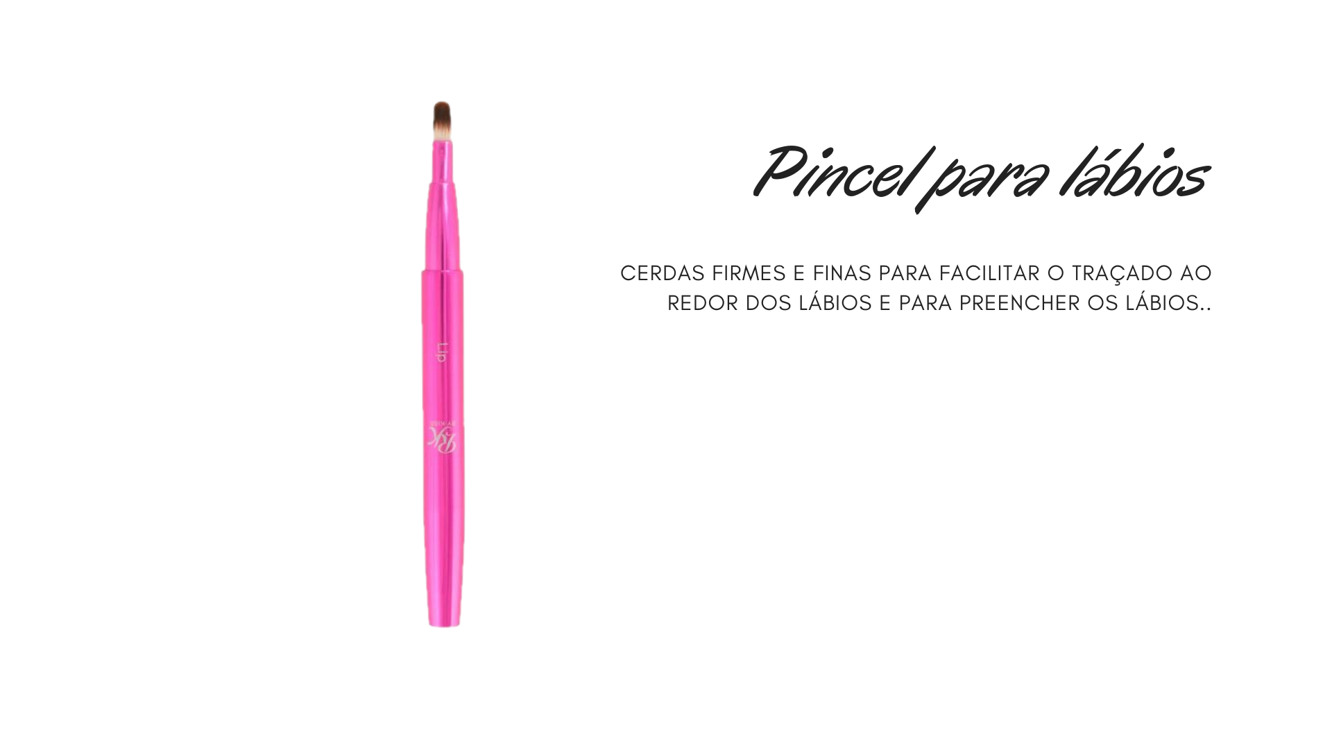 pincel para labios