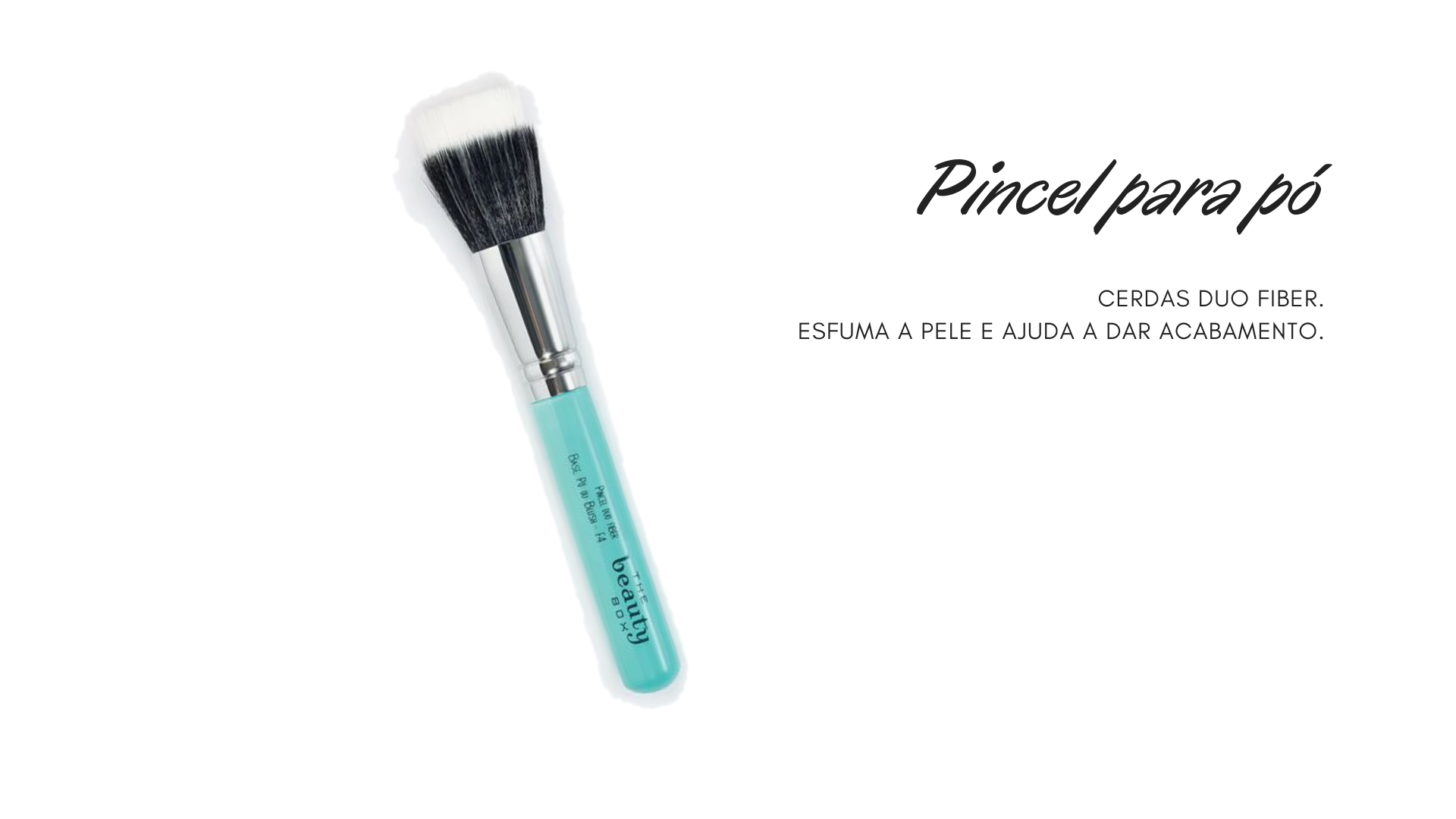 pincel para pó duo fiber