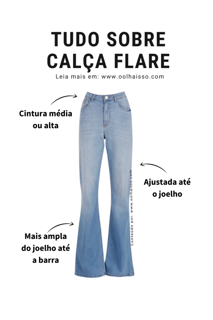 guia definitivo da calça flare