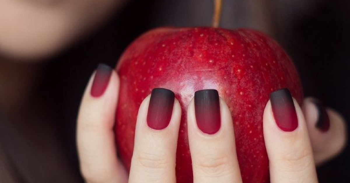 Red and Black Matte Nail Art on Pinterest - wide 4