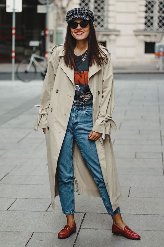 como usar trench coat em look casual