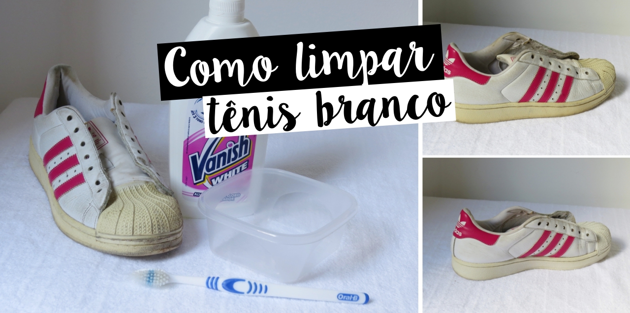 limpar tenis branco bicarbonato