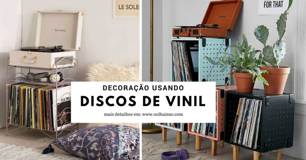 decoracao-com-discos-de-vinil