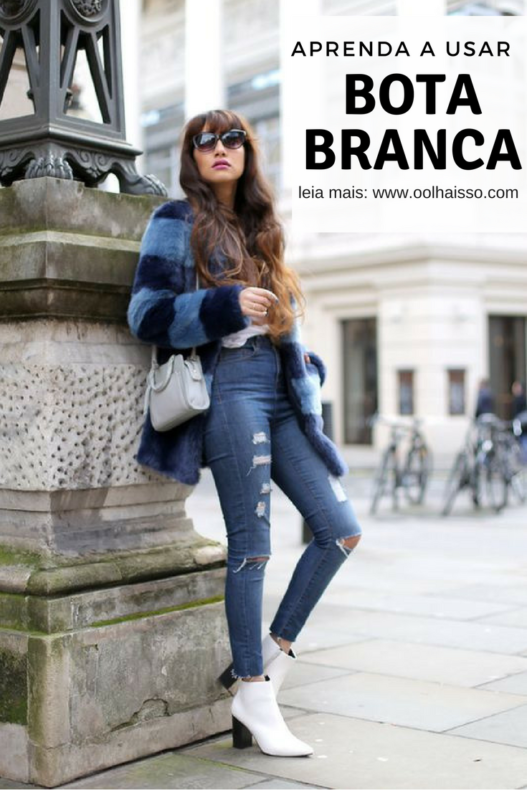 aprenda como usar bota branca