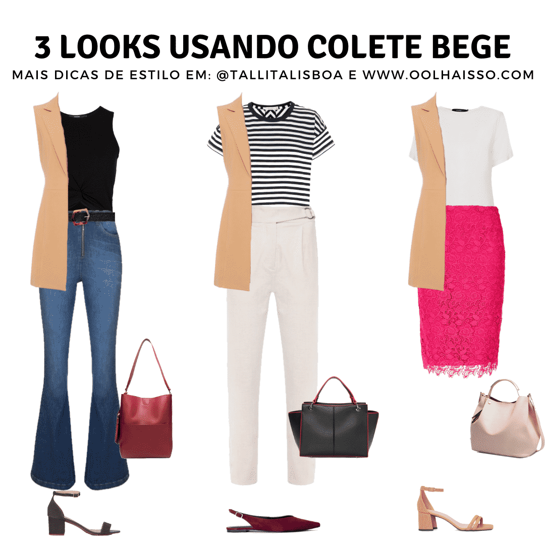 3-looks-usando-colete-bege