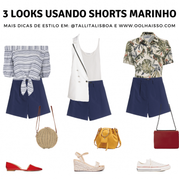 3-looks-usando-shorts-marinho