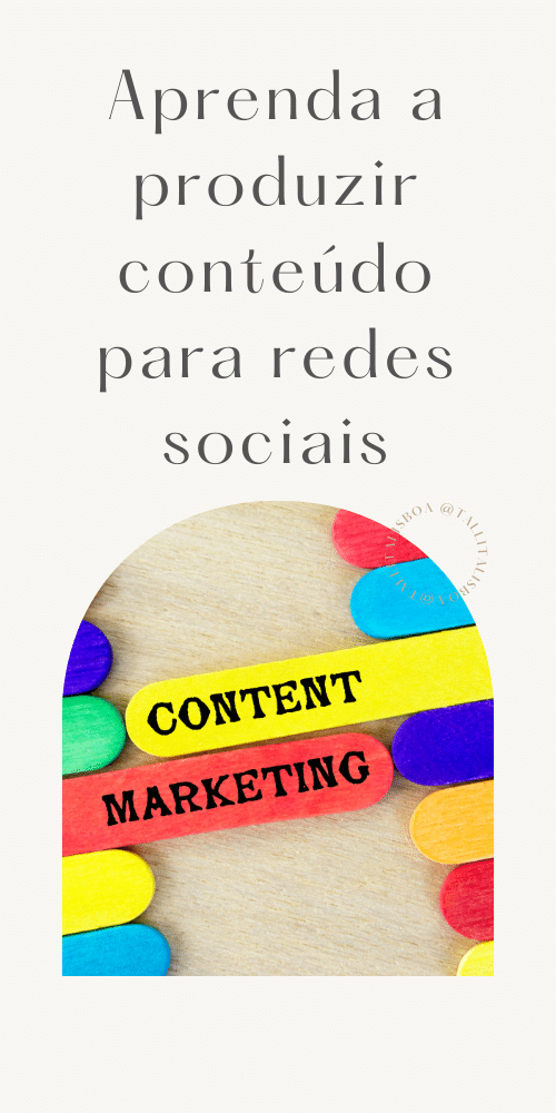 como produzir conteudo para redes sociais